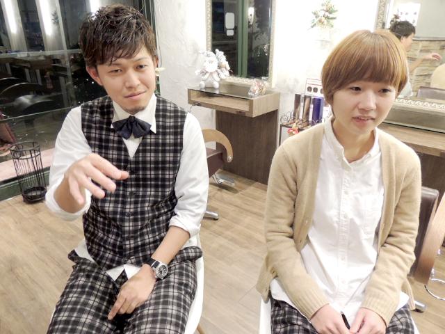 美容室 ブローニュ 柴森 店長 杉本 副店長 美容室 白鳥 お花茶屋駅 葛飾区時間