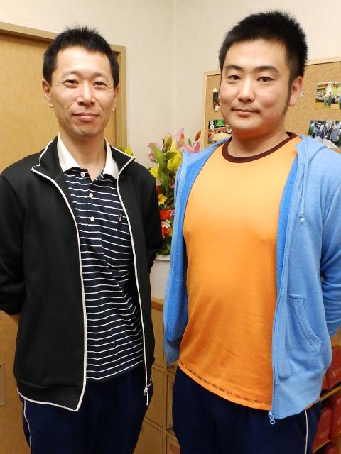 秋田 施設長 ＆ 鈴木 生活相談員