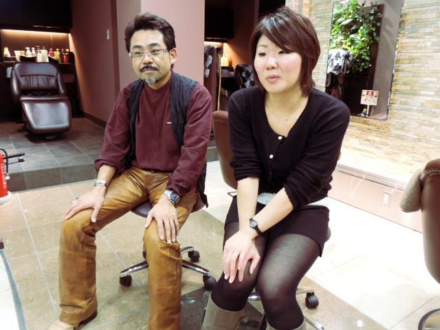 飯田 マネージャー ＆ 澤 スタイリスト