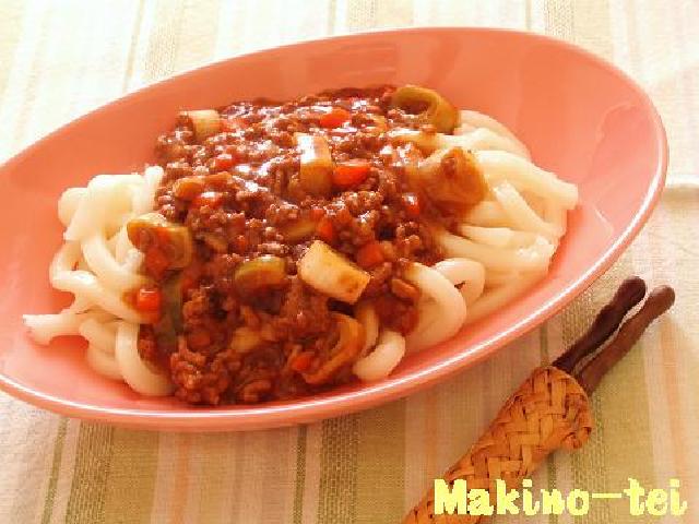 うま味噌そぼろうどん